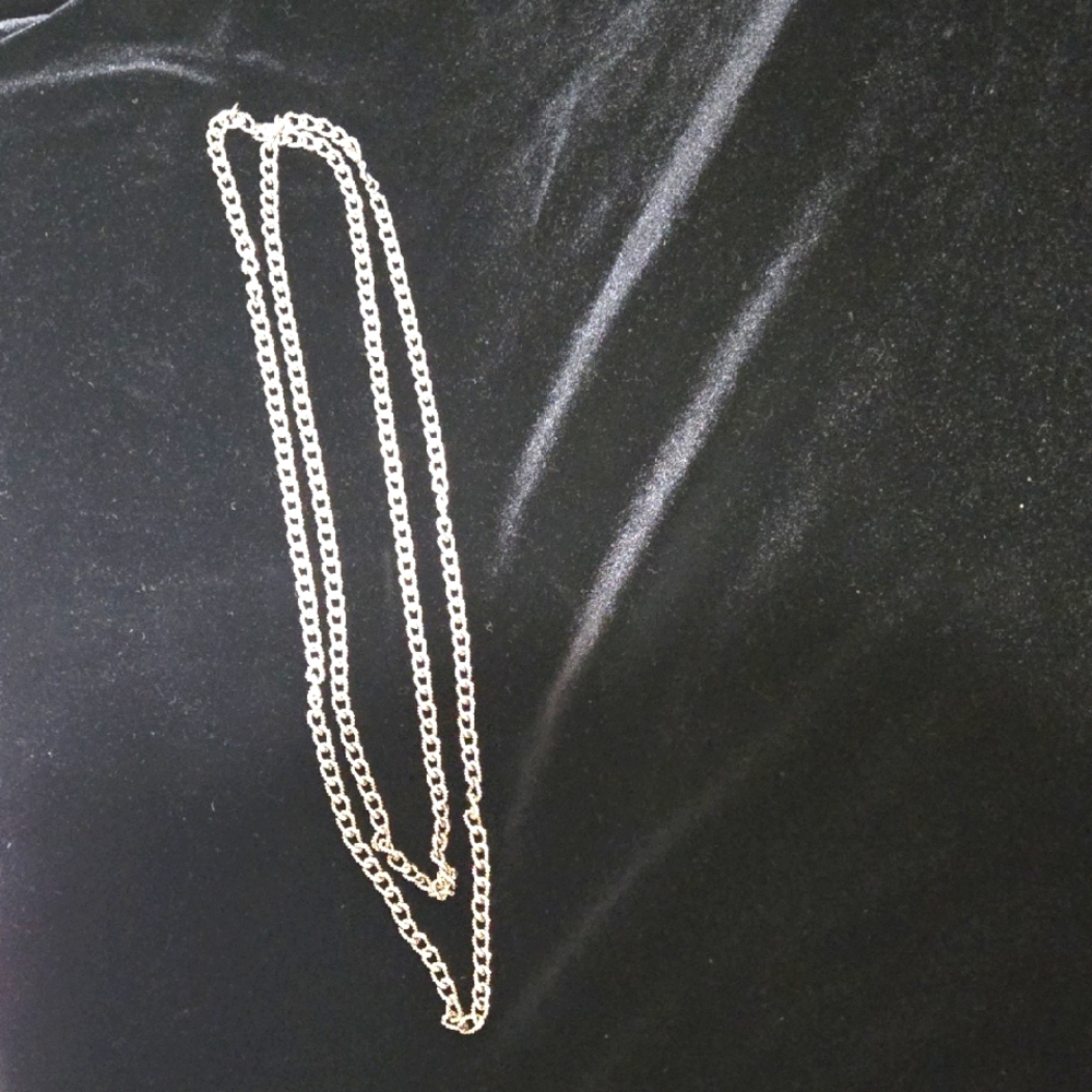 Vintage Monet Silver Chain Necklace